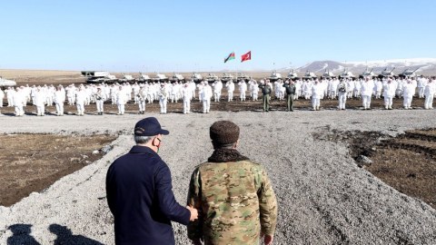 Zakir Həsənov və Hulusi Akar birgə təlimləri izlədilər
