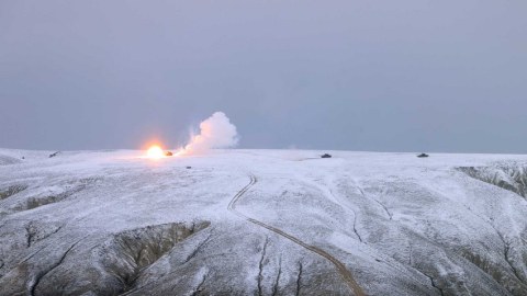 Birgə təlimdə PUA-lardan da istifadə edilib - FOTOLAR