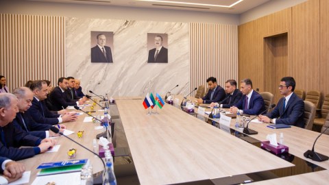 Rəşad Nəbiyev Dağıstanın rəhbəri ilə görüşüb