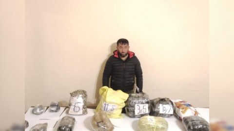 İrandan Azərbaycana 42 kiloqram narkotik keçirmək istədi