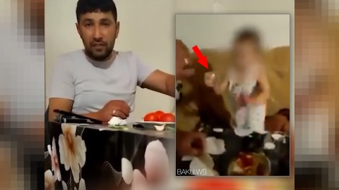 Uşağa spirtli içki verib videoya çəkən şəxs CƏZALANDIRILDI