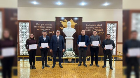Gəncə Dövlət Universitetinin əməkdaşları təltif edildi