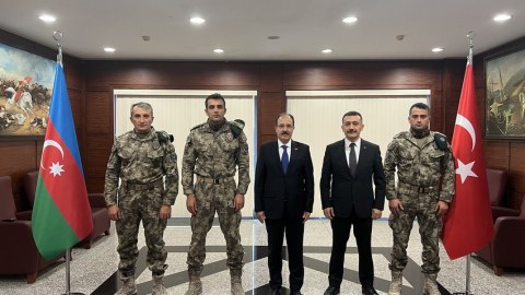 Türkiyənin xüsusi təyinatlıları səfirlə görüşüblər