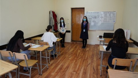 ADU-da Çin dili üzrə ixtisas imtahanları keçirildi - FOTO