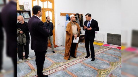 Naftalanın “Cümə” məscidində din xadimləri ilə görüş