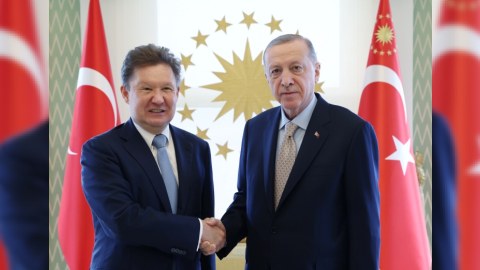 "Qazprom" rəhbəri Ərdoğanla "qaz qovşağı"nı müzakirə etdi