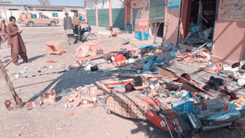 Bazarda bomba partladıldı - 1 ölü, 7 yaralı 