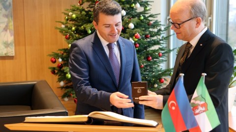 Azərbaycan səfiri Almaniyanın Şimali Reyn-Vestfalya əyalətinə gedib