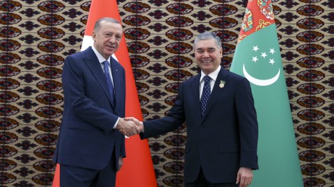 Ərdoğan Qurbanqulu Berdiməhəmmədovla görüşüb