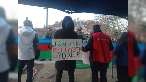 UNEC-in tələbələri aksiyaya qoşuldular