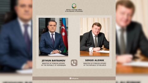 Ceyhun Bayramov Belarusun yeni XİN rəhbəri ilə DANIŞDI