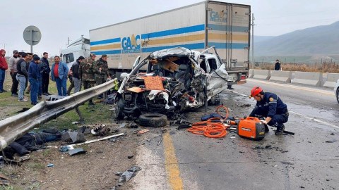 Quba yolundakı qəzada yaralanan sürücünün SON DURUMU
