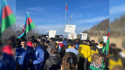 İsrail mətbuatı Laçın yolundakı aksiyadan YAZDI