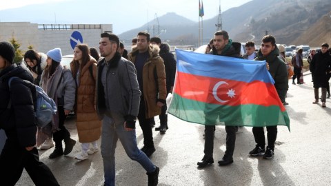 Yeni qruplar Laçın yolunda aksiyaya başladılar - FOTOLAR