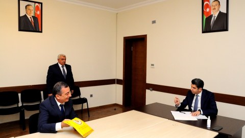 Naftalanda növbəti vətəndaş qəbulu keçirilib - FOTO