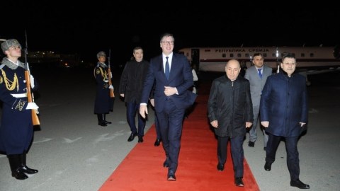Serbiya Prezidentinin səfəri başa çatdı 