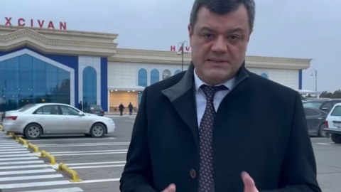 Naxçıvana gedən jurnalist gözlənilməz halla qarşılaşdı - VİDEO