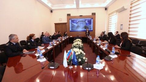 Gömrük Akademiyasında Mediasiya Şurası ilə görüş keçirilib - FOTOLAR