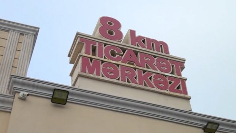 "Vosmoy bazar"ında yanğın təhlükəsi - VİDEO