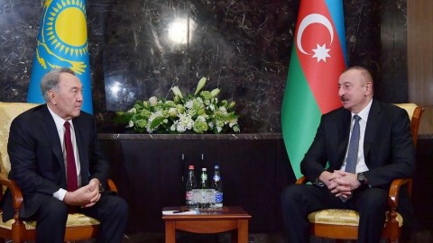Nazarbayevdən İlham Əliyevə TƏBRİK 