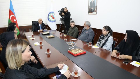 Səttar Möhbalıyev şəhid ailələri ilə görüşüb - FOTOLAR