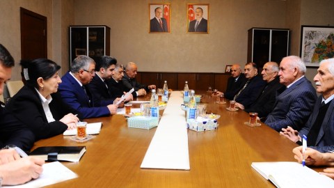 Şəhər Ağsaqqallar Şurasının üzvləri ilə görüş keçirilib