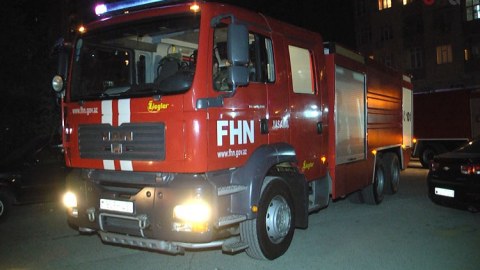 Bərdədə məcburi köçkünlərin yaşadığı binada yanğın