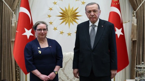 Ərdoğan İsrailin yeni səfirini qəbul edib