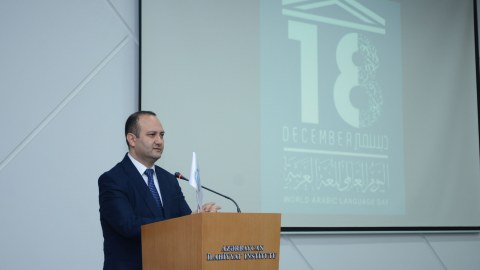 İlahiyyat İnstitutunda Beynəlxalq Ərəb Dili Günü qeyd edilib
