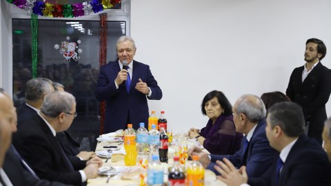 GDU-nun Tələbə Yataqxanasında bayram tədbiri keçirilib - FOTOLAR