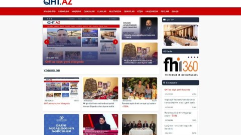 QHT.az saytı yeni dizaynda