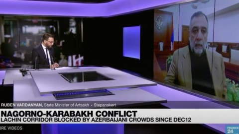 Vardanyan “France 24” kanalında hədyanlar danışdı