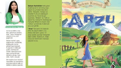14 yaşlı yazıçının kitabı işıq üzü görüb - FOTO