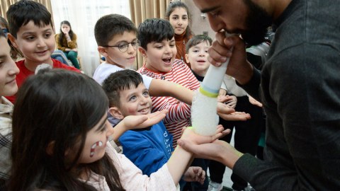 Nazirlik şəhid övladları üçün Yeni il şənliyi təşkil edib