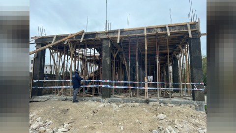 Bakıda qanunsuz tikintinin qarşısı alındı - VİDEO