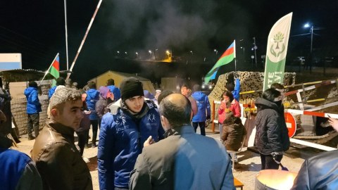 Laçın yolunda aksiya 23 gündür davam edir