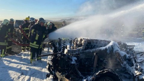 Yol polisi Qobustandakı qəza ilə bağlı açıqlama YAYDI