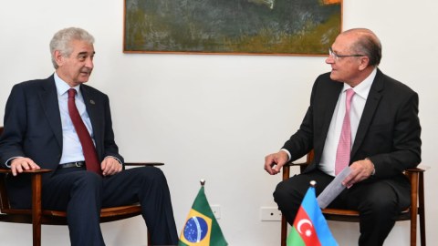Əli Əhmədov Braziliyanın yeni prezidentinin andiçməsində - FOTO