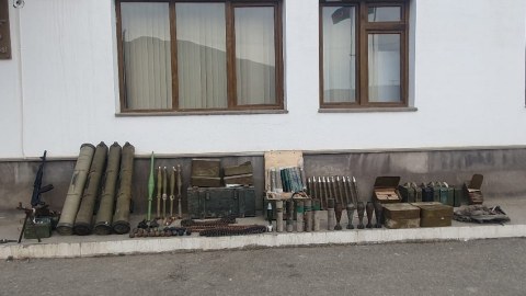 Xocavənddə silah-sursat aşkarlandı