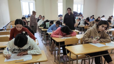 ADU-da qış imtahan sessiyası başlayıb - FOTOLAR