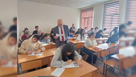 BSU-da imtahan sessiyası başladı - FOTOLAR