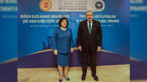 Sahibə Qafarova Şentopla görüşüb - YENİLƏNİB 