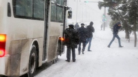 Bakıda 154 avtobus TIXACDA qalıb