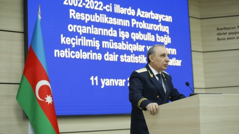 20 ildə 1151 nəfər işə qəbul edilib - Baş prokuror