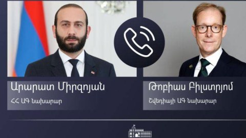 Mirzoyan isveçli nazirlə Laçın yolunu müzakirə etdi