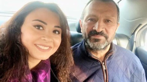 Qızı Tofiq Yaqublu ilə görüşüb