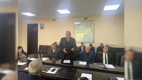 Füzulidə dəyirmi masa keçirildi - FOTOLAR