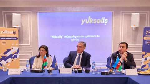 Prezidentin köməkçisi “Yüksəliş”in qalibləri ilə GÖRÜŞDÜ