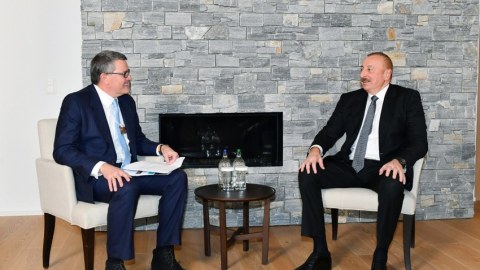 Dövlət başçısı "CISCO"nun vitse-prezidenti ilə görüşdü - YENİLƏNİB 