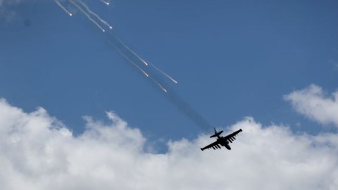 Soledarda ruslara məxsus Su-25 məhv edildi